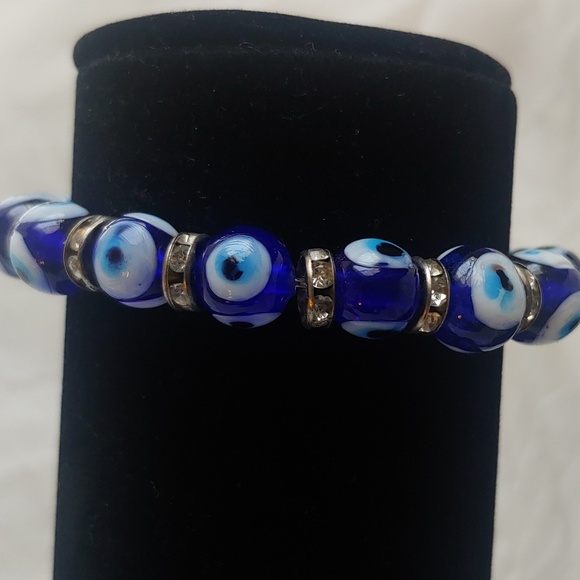 Turkish Nazar Evil Eye Beaded Bracelet - Picture 7 of 9
